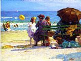 Edward Henry Potthast A Family Outing painting